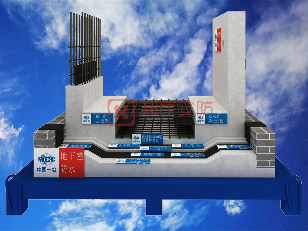 地下室防水質(zhì)量樣板展示、工藝質(zhì)量樣板、工法質(zhì)量樣板